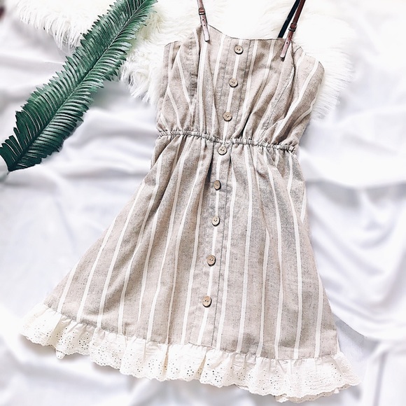 Maude Dresses & Skirts - Maude Vintage Inspired dress w thin leather straps